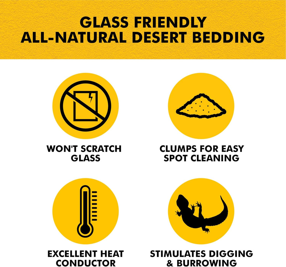 Zilla Desert Bedding Reptile Substrate for Bearded Dragon