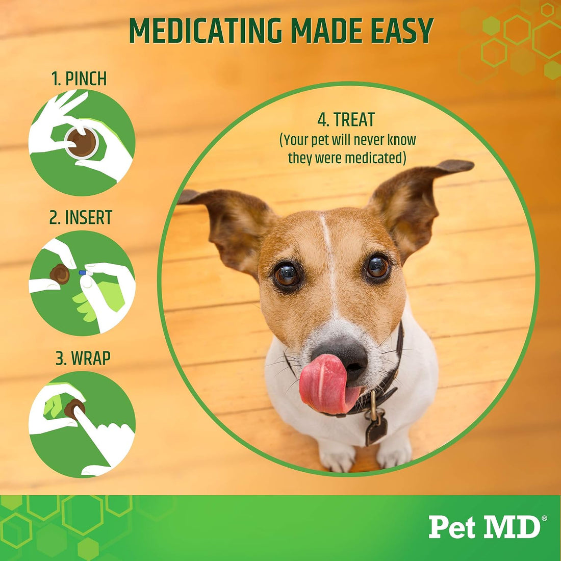 Pet MD Wrap A Pill Bacon Flavor Pill Paste for Dogs - 4.2 oz
