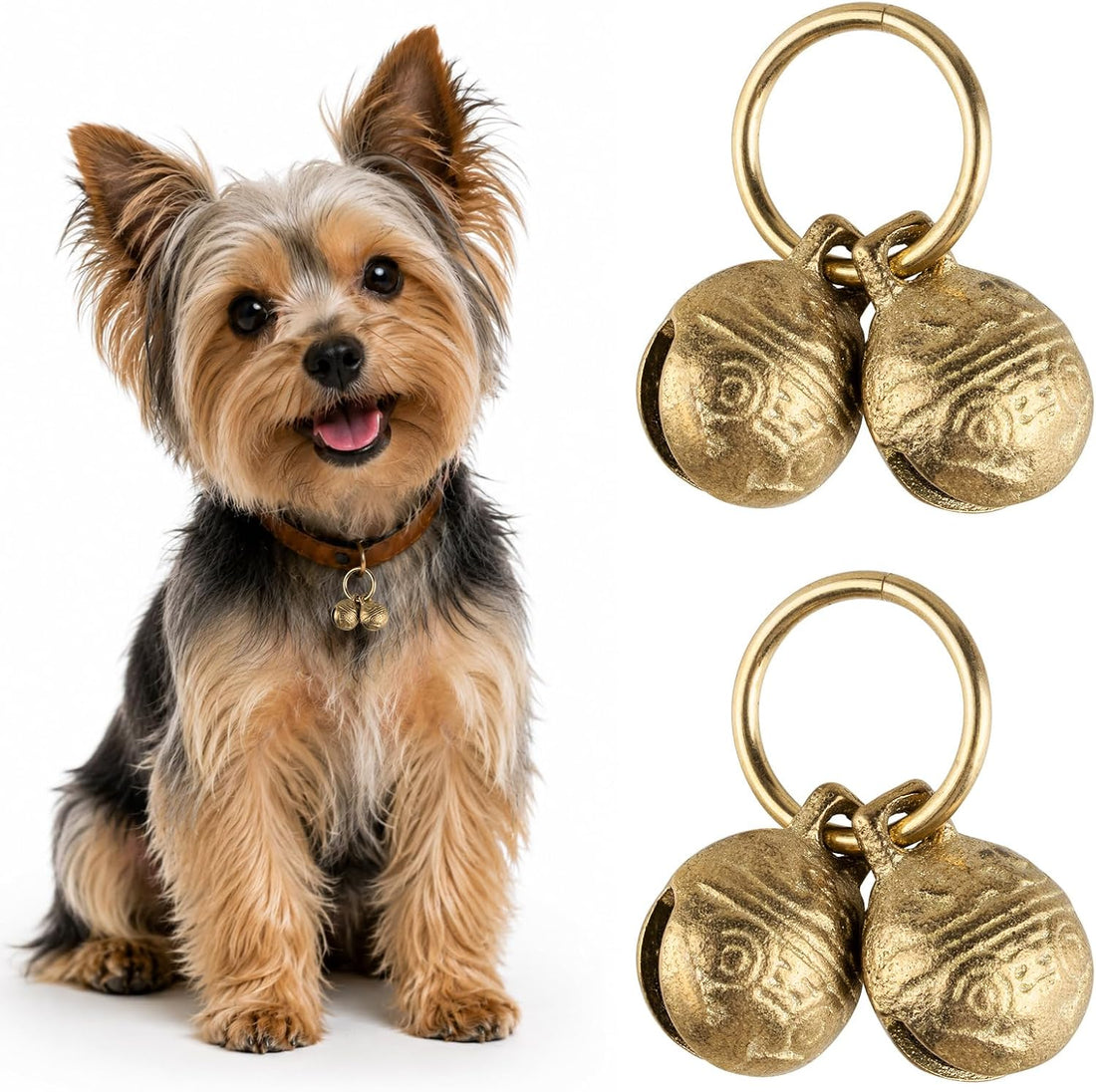 Copper Bells for Dog Collars,Brass Dog Bells