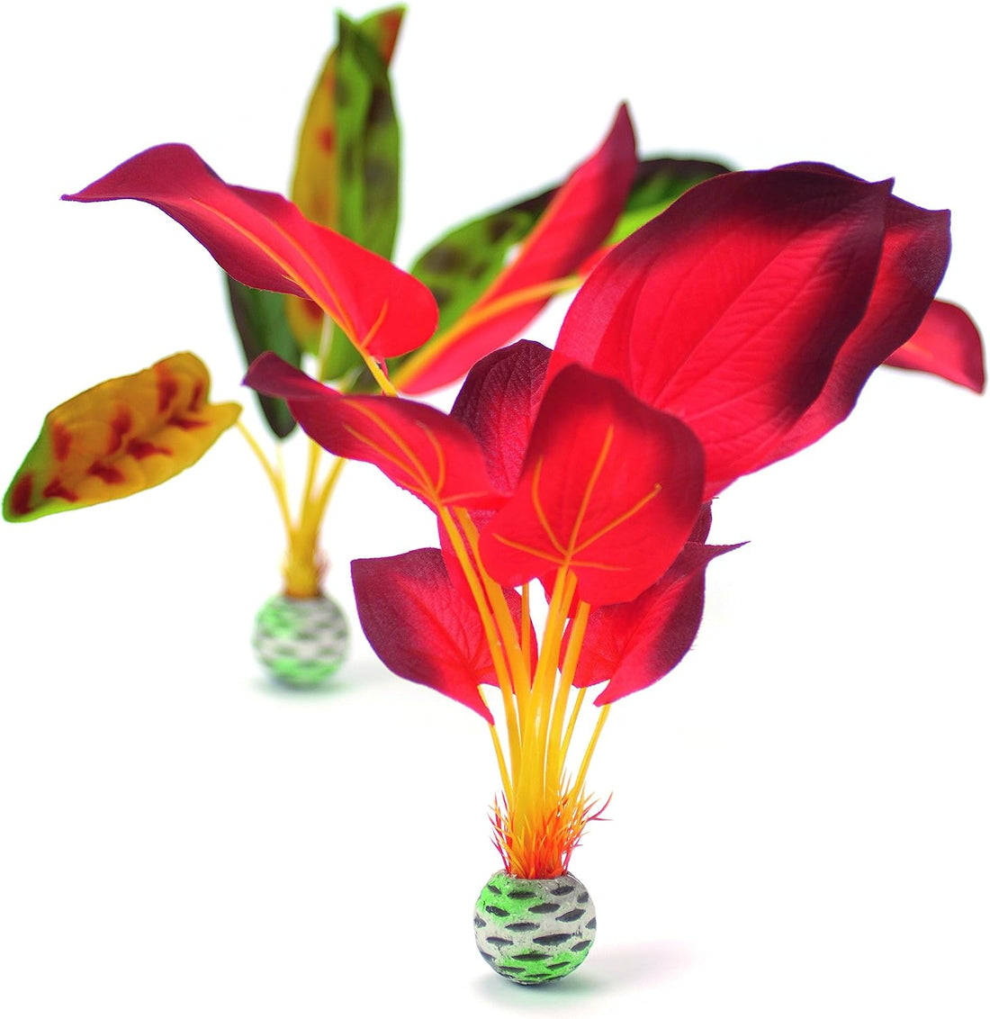 biOrb Silk Plant Set Medium Green & Purple