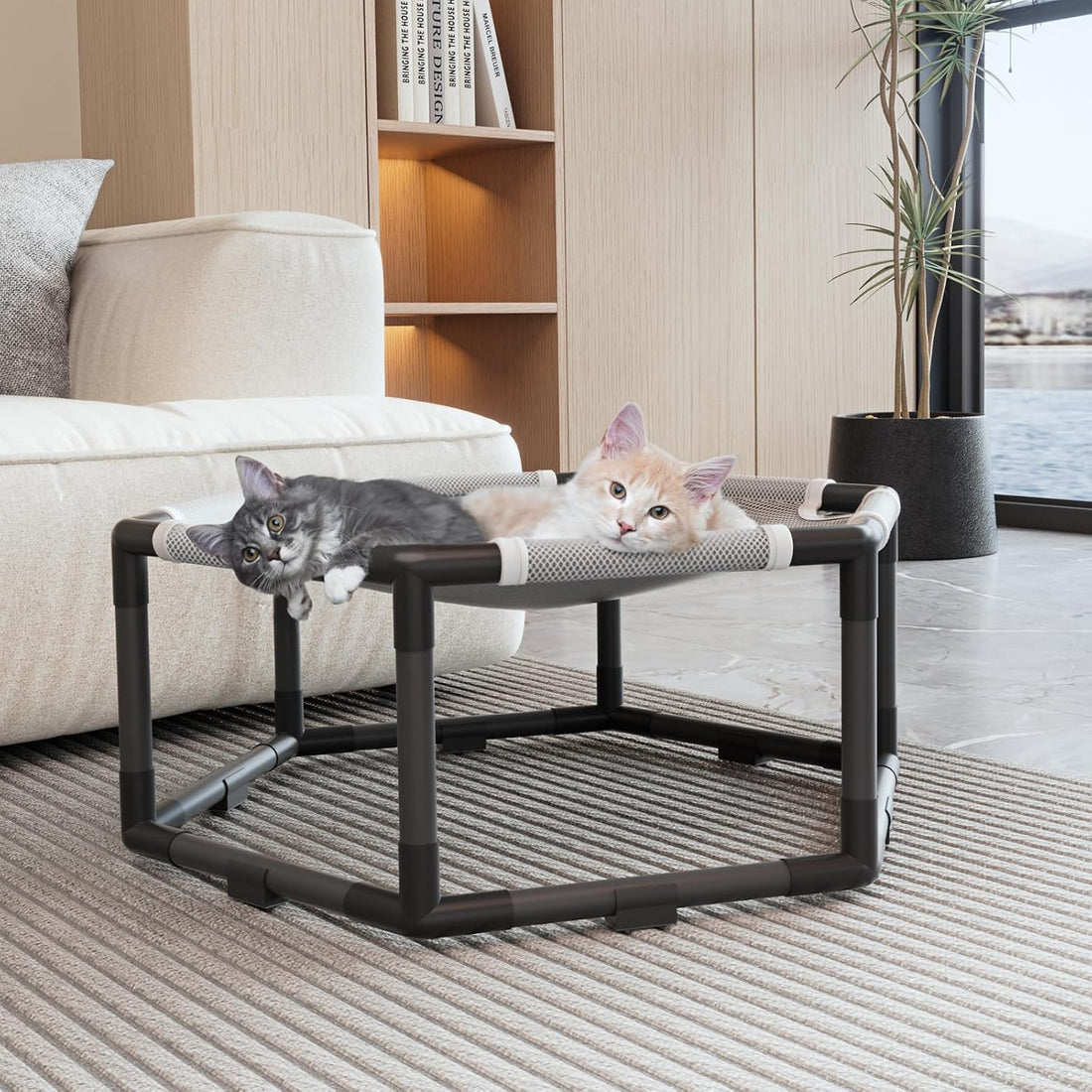 Tresbro Elevated Cat Hammock Bed