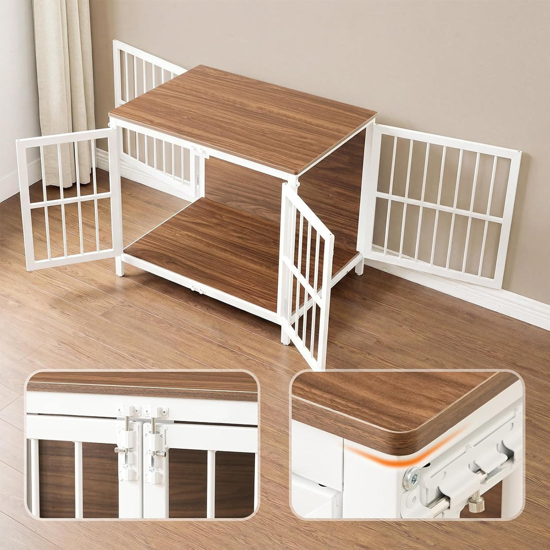 HOOBRO Heavy Duty Dog Crate Furniture
