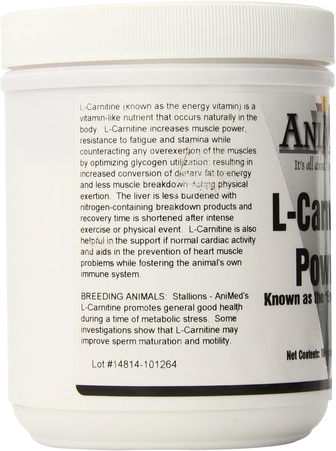 AniMed L-Carnatine 850mg Per Ounce for Horses, 16-Ounce