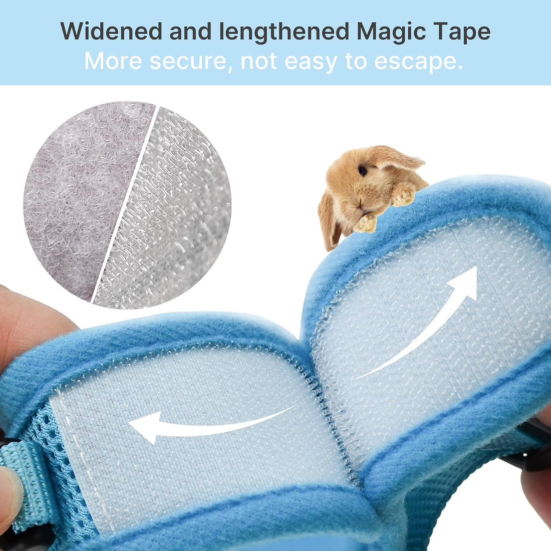 AIITLE Adjustable Rabbit and Leash Set - Lightweight & Portable
