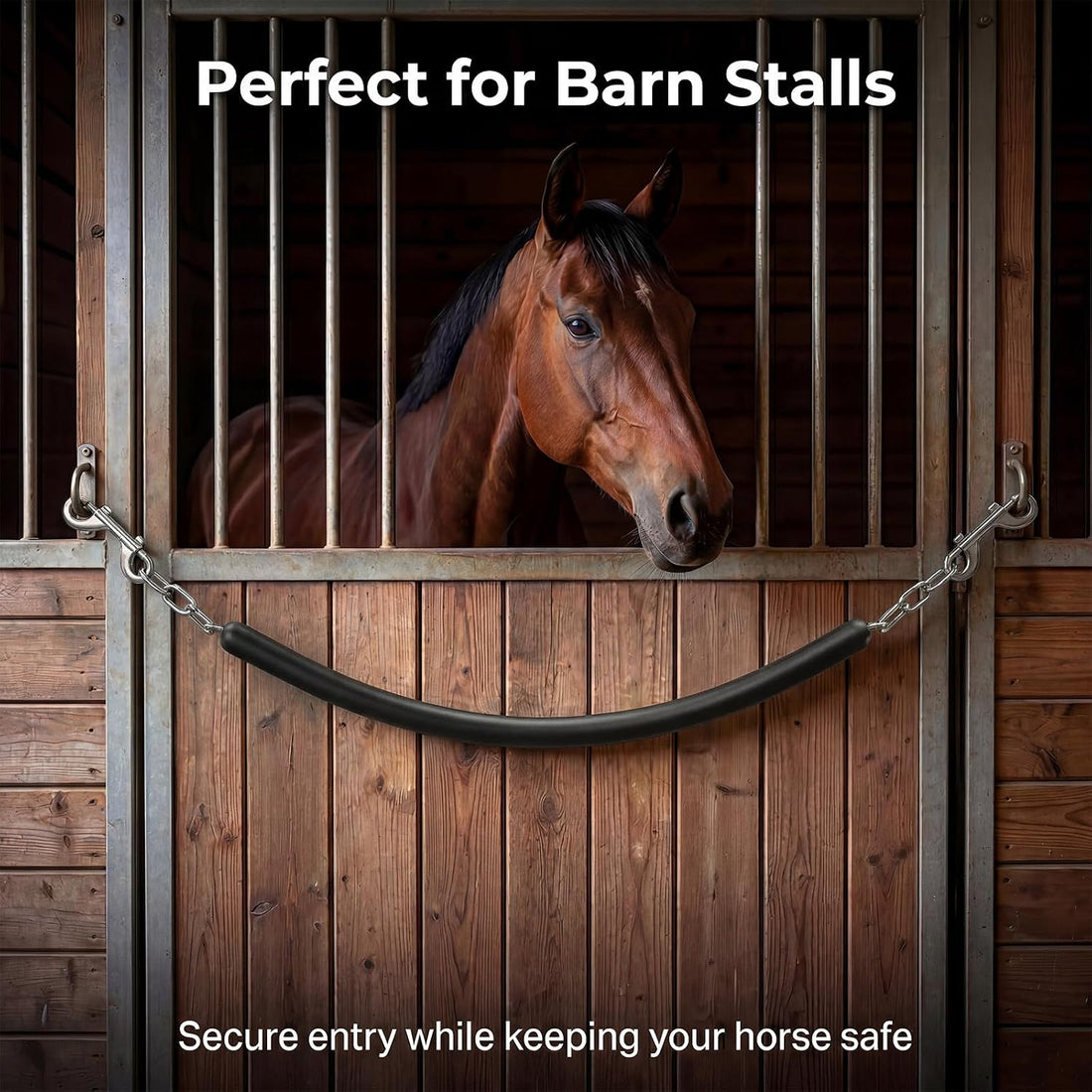 Lontcs Rubber Covered Horse Stall Chain