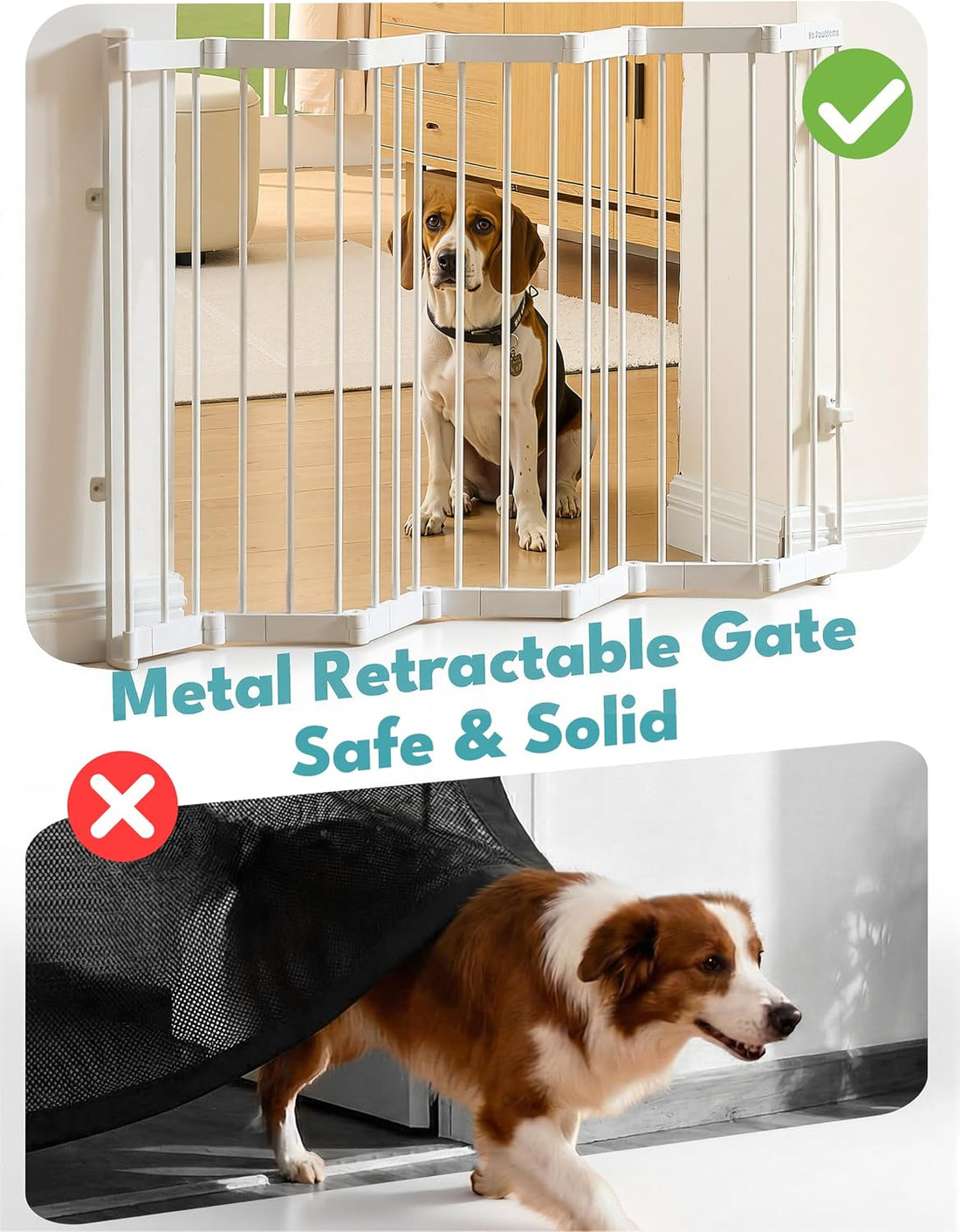No Pawblems Retractable Safety Gate