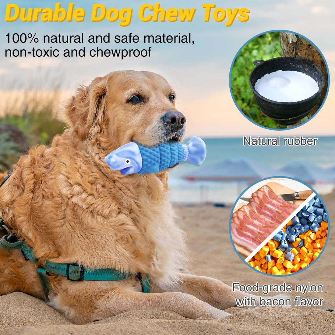 WinTour Tough Dog Toys for Aggressive Chewers