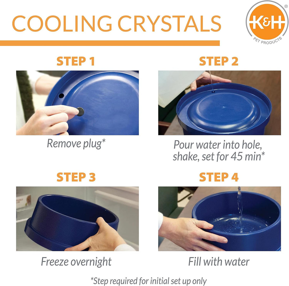 K&H Pet Products Coolin' Dog Water Bowl