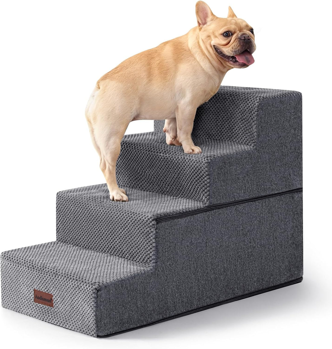 Aodisman Dog Steps for Bed or Couch,4-Step Pet Stairs for Small Dogs