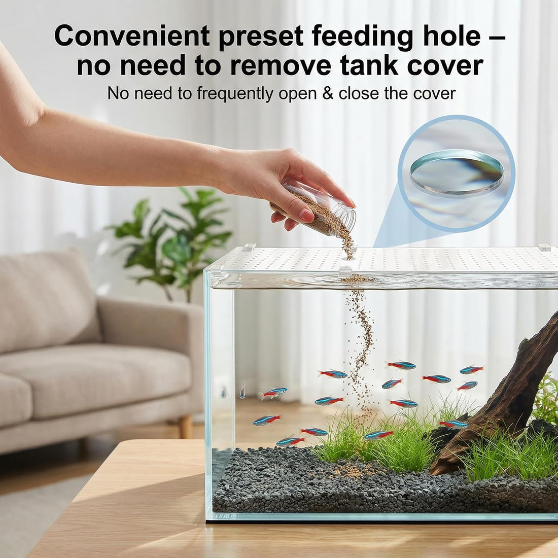 Aquarium Fish Tank Lid Cover for 10/20/29 Gallon