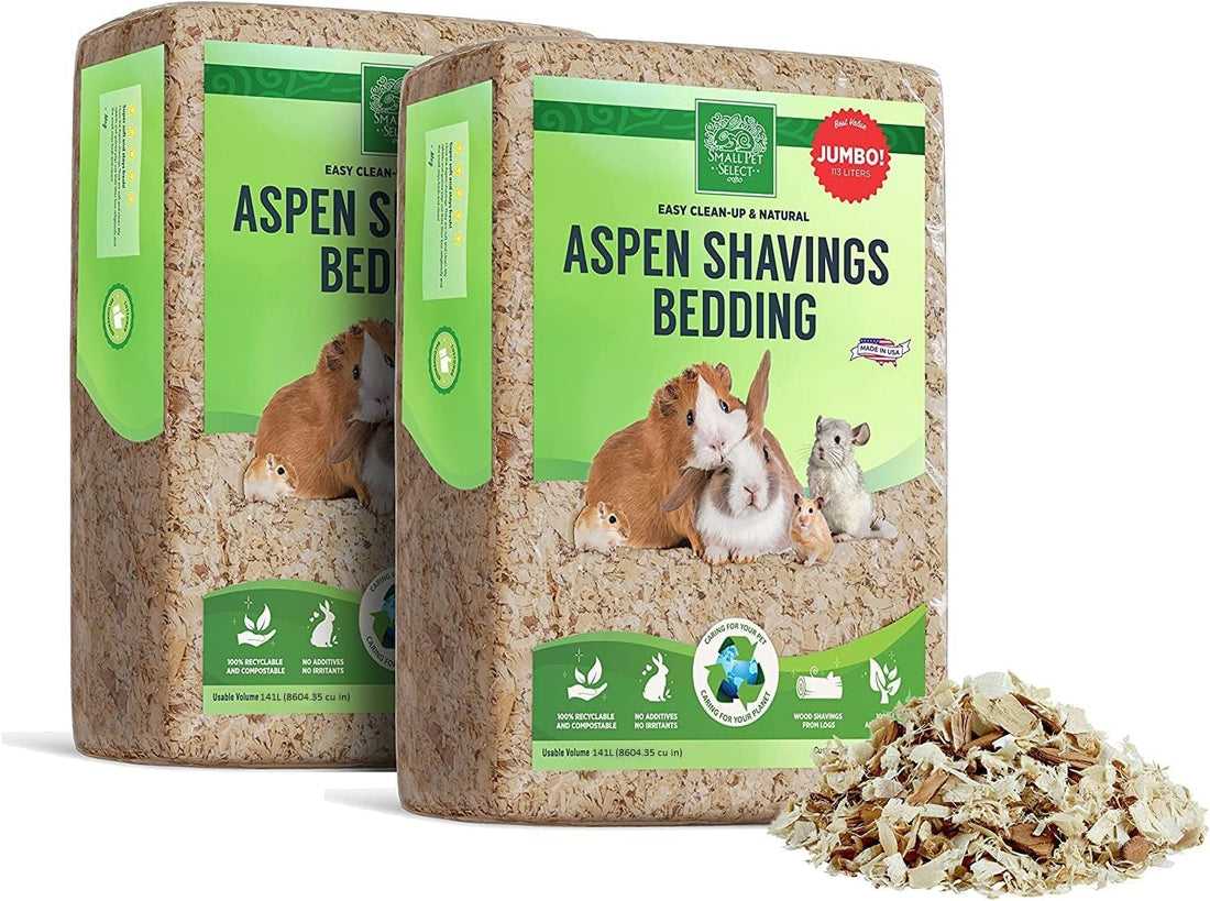 Small Pet Select Premium Aspen Bedding, Rabbit & Guinea Pig, 141 L