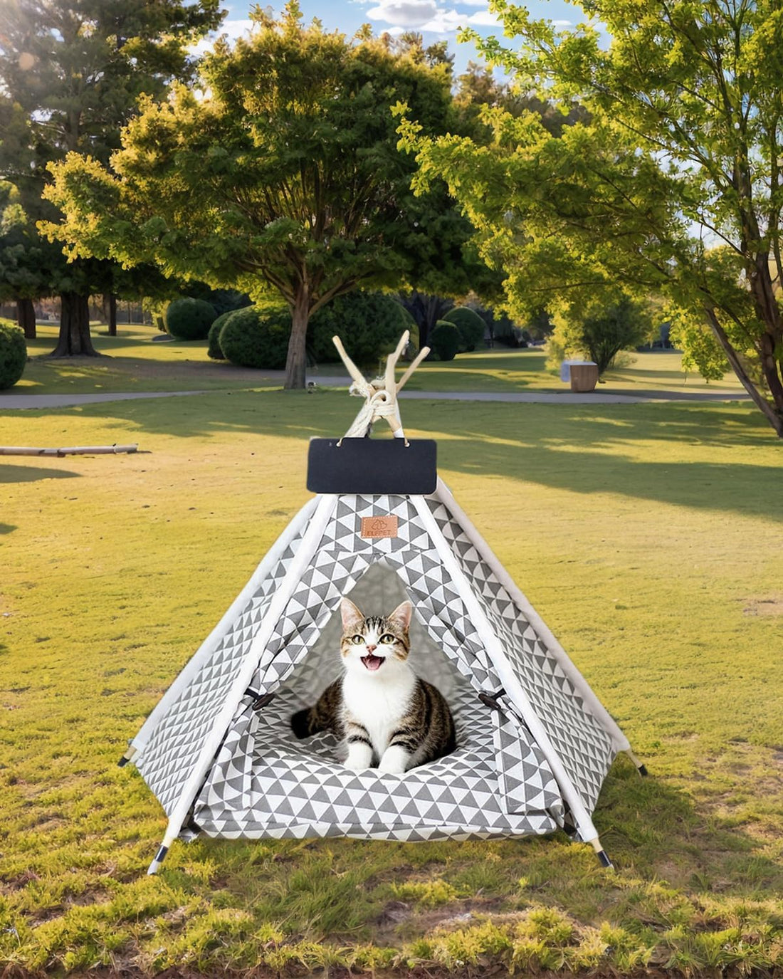 OAOAPLOS® Cat Tent and Dog Tent Bed Teepee