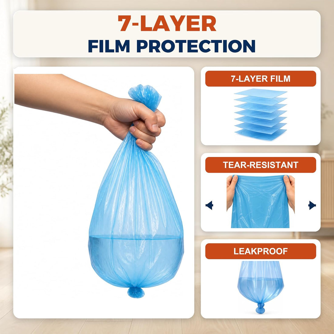 Cat Litter Refill Bags, 10 Pack,Compatible With Litter Zero Pails