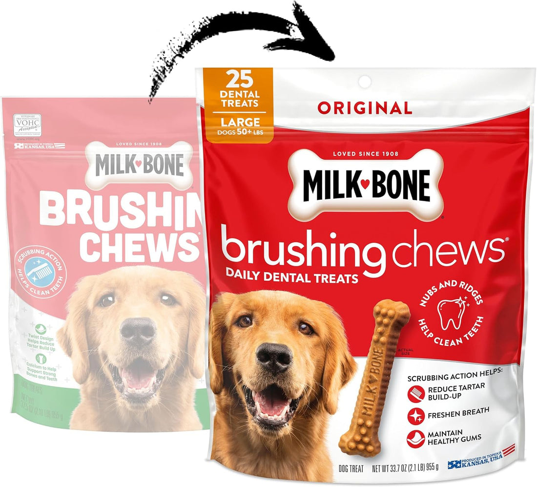 Milk-Bone Brushing Chews Original Chicken Flavor Daily Dental Dog