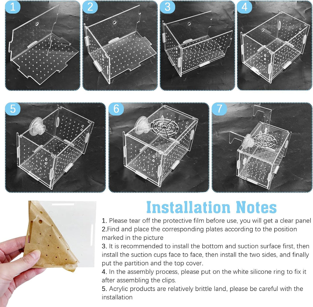 Hamiledyi Acrylic Breeding Isolation Box
