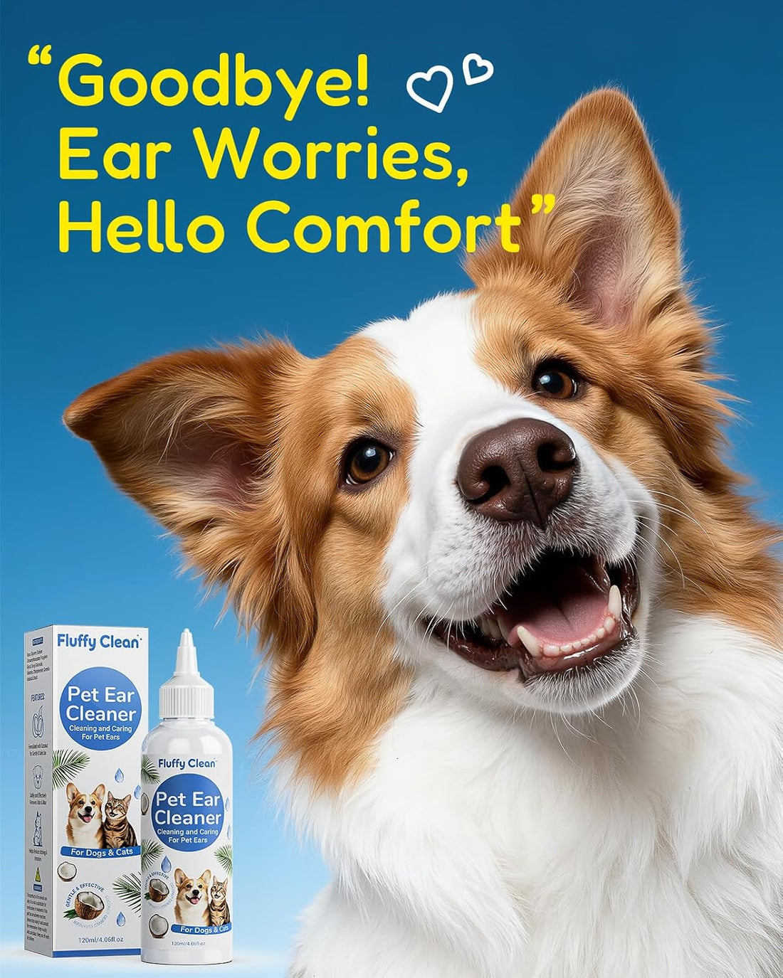 Dog Ear Cleaner - Pet Ear Wash