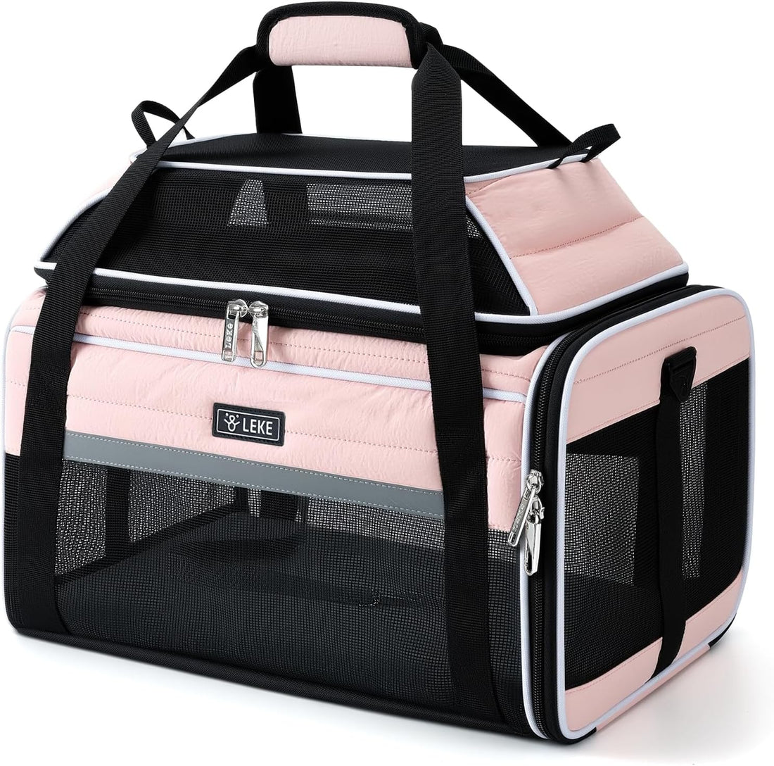 Lekereise Top-Expandable Pet Carrier 18x11x11Inch Delta American