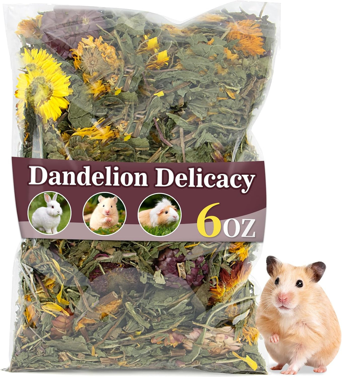 RAINFLOW 6oz Dried Dandelion Forage