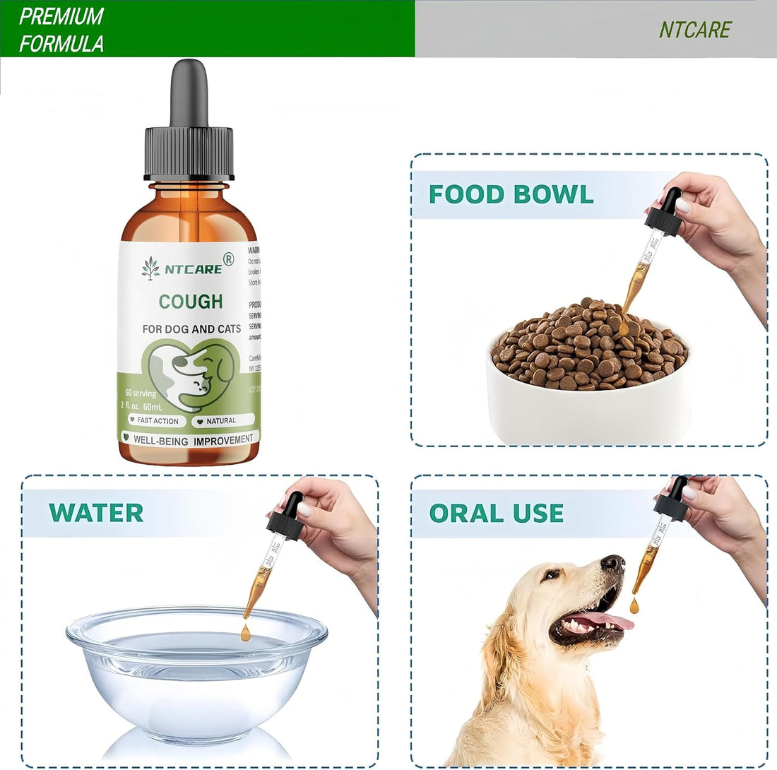 Kennel Cough Drops for Dogs & Cats, 2 Oz
