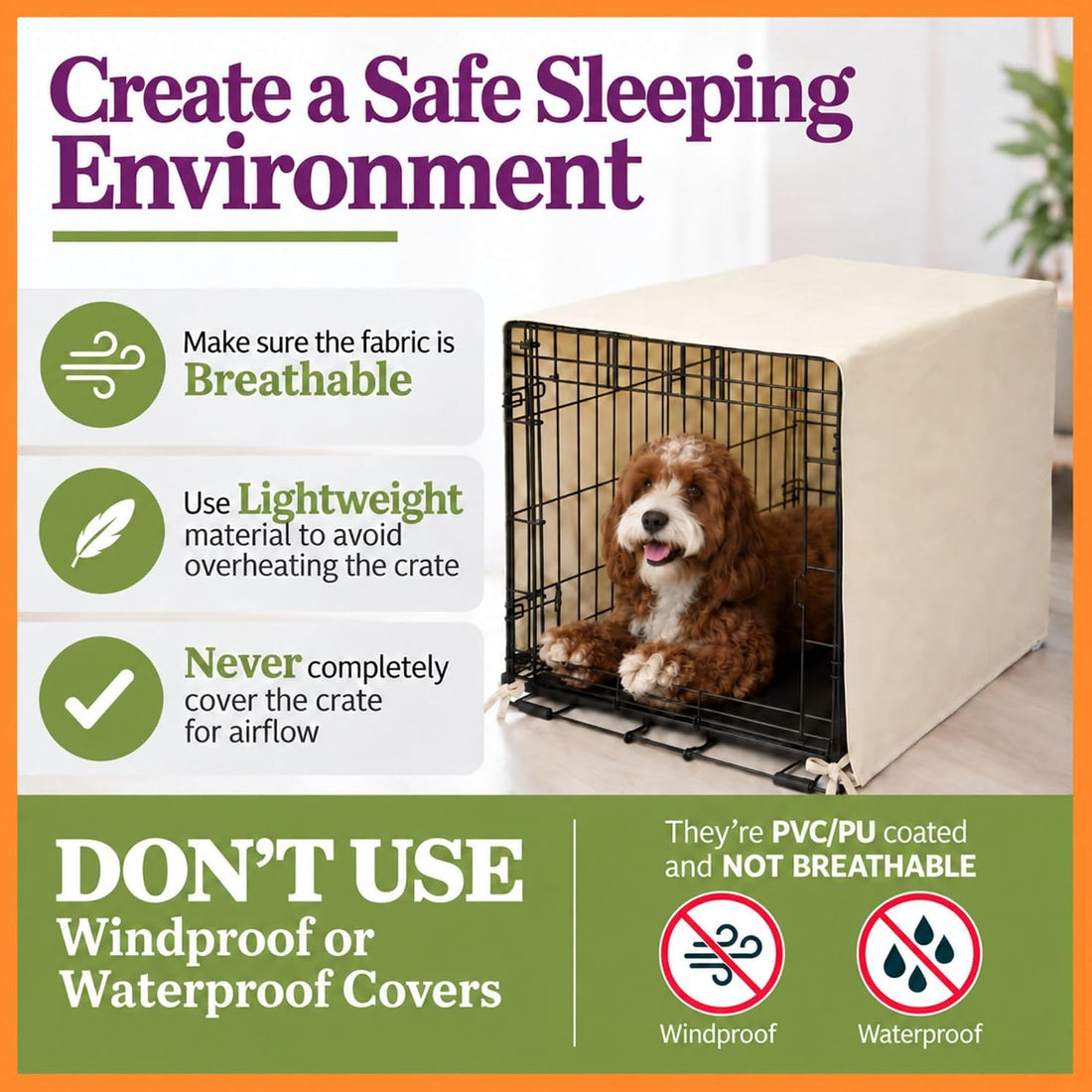 Pet Dreams Dog Crate Cover, Pink, X Small, 18"