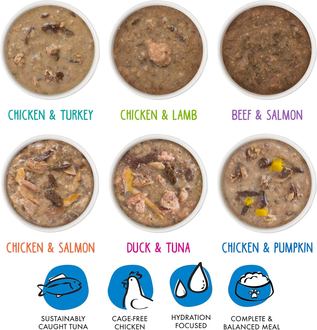 Weruva B.F.F. OMG - Best Feline Friend Oh My Gravy!, Variety Pack