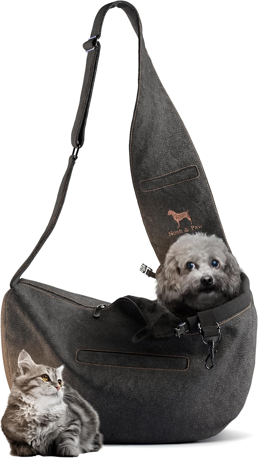 Noah & Paw Dog Sling Carrier for Small Dogs 3-10lb