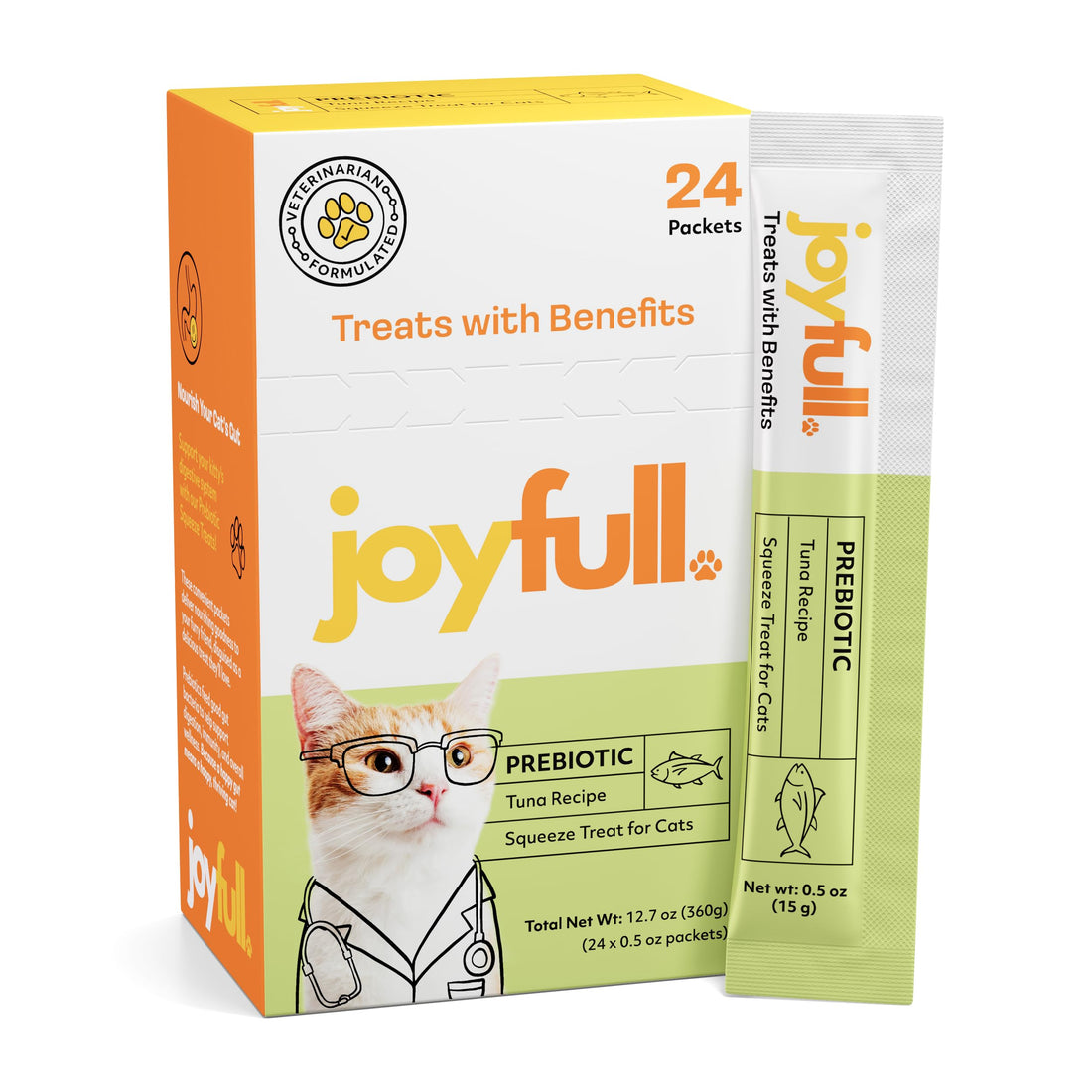 Joyfull Lickable Cat Treats with Prebiotics