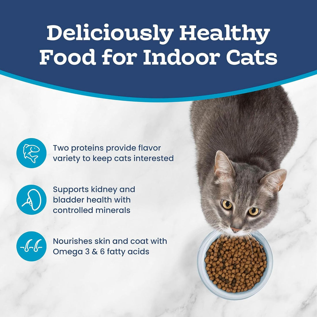 Blue Buffalo Tastefuls Salmon & Ocean Fish Multi-Protein Dry Cat Food