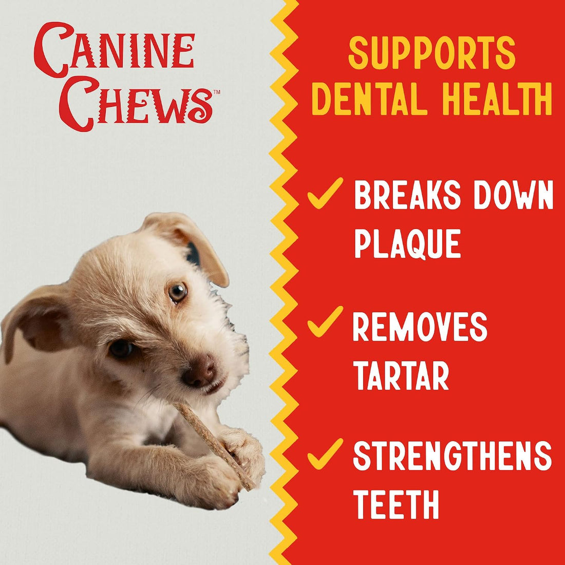Canine Chews 5" Munchy Rawhide Sticks for Small Dogs Munchy Dog Treat