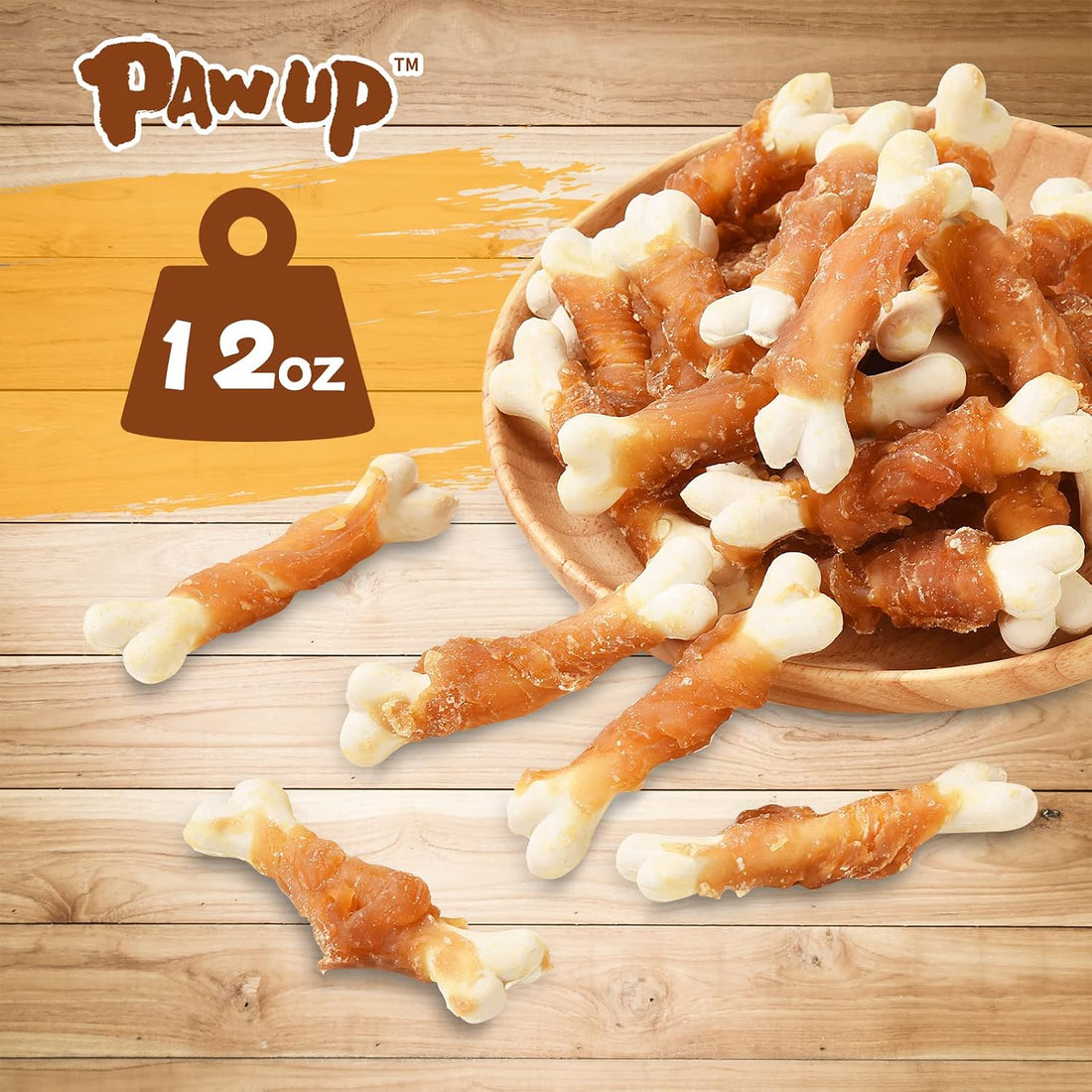 PAWUP Chicken Wrapped Puppy Chew Bones