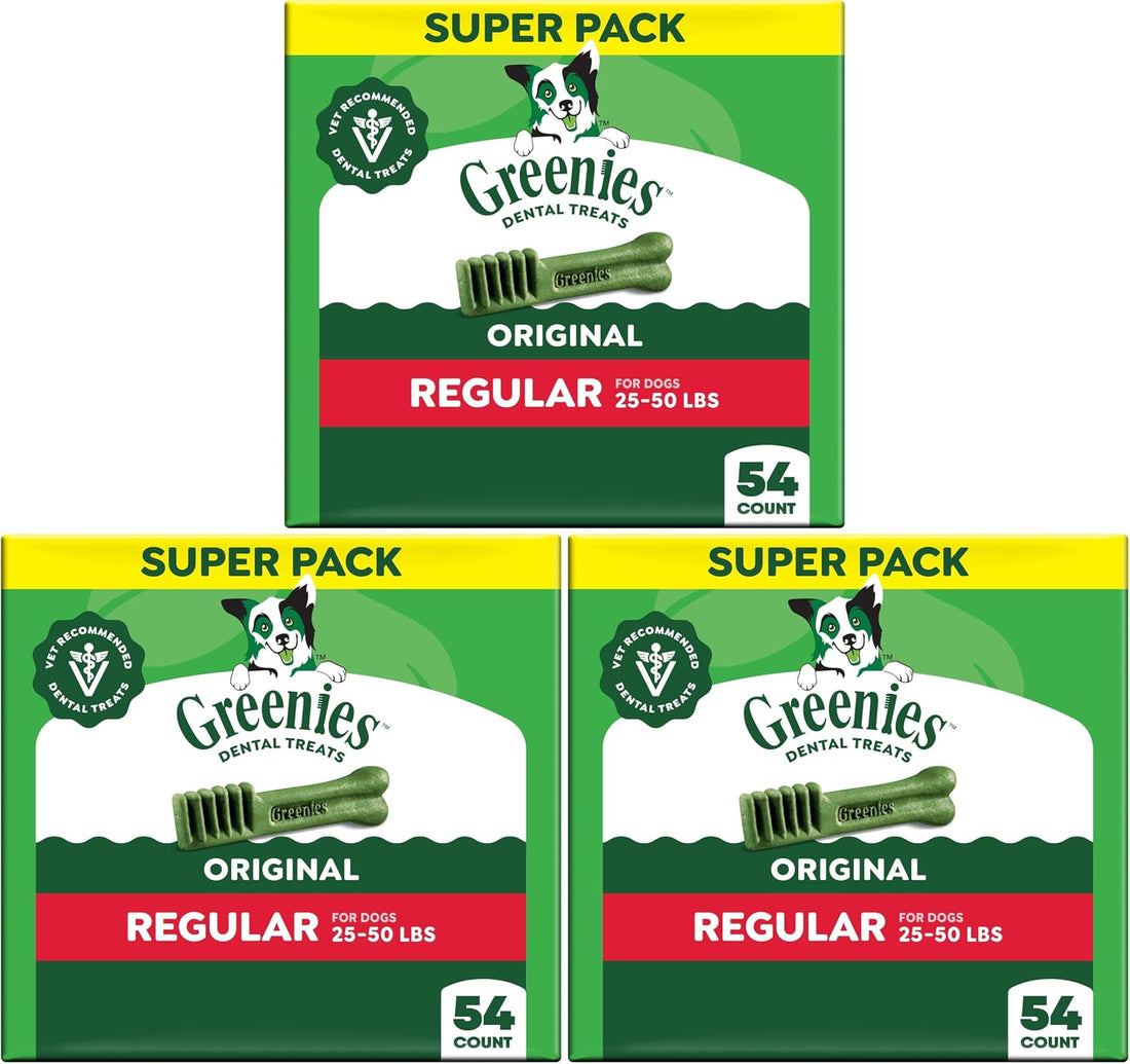 Greenies Veterinarian-Recommended Adult Natural Dental Dog Treats