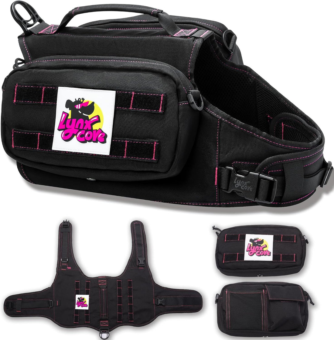 Dog Backpack for Small Medium Large Dogs,Adjustable Dog Backpack