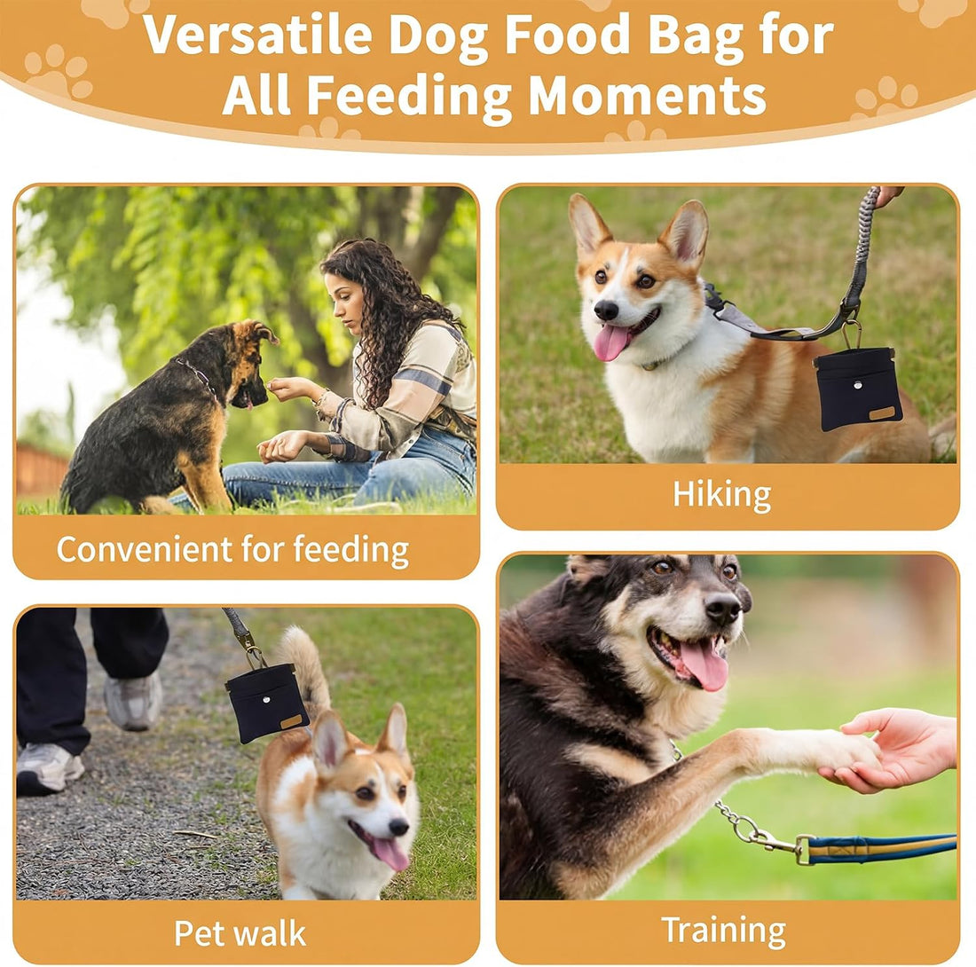 COSOWO Dog Treat Pouch, Hand Free Dog Training Treat Bag
