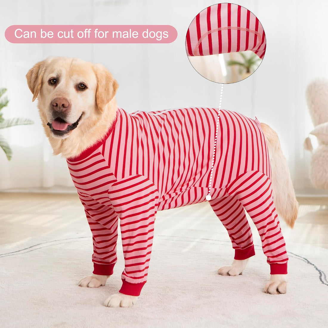Yeapeeto Dog Onesie Surgery Recovery Suit for Large Medium Bodysuit