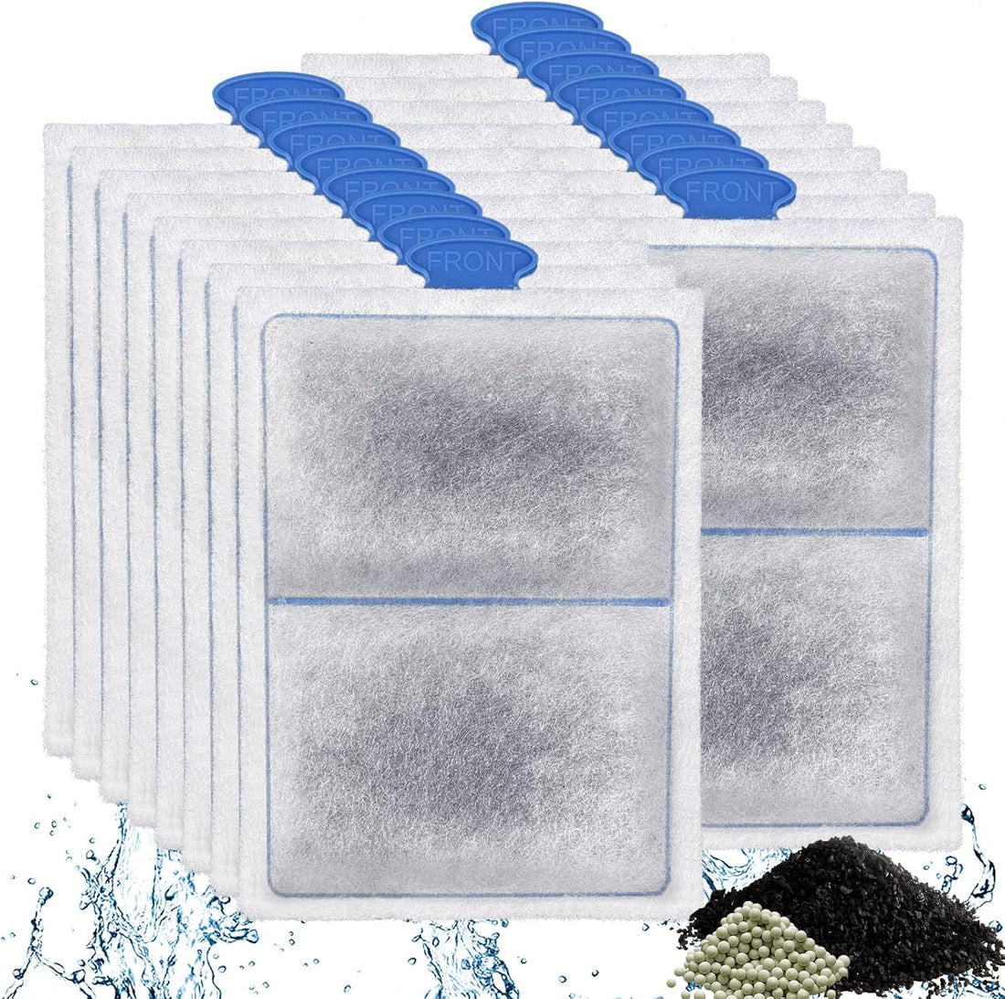 driamor 16 Pack PF-L Fish Tank Filter Cartridges Compatible with PF20