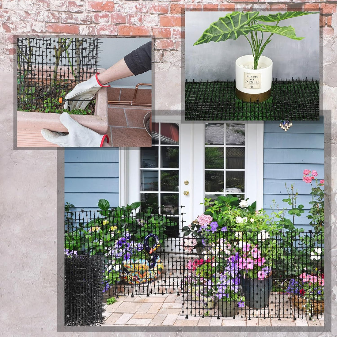 Abbylike 3 Pack 6.5 ft Cat Repellent Mat with Soft Spikes