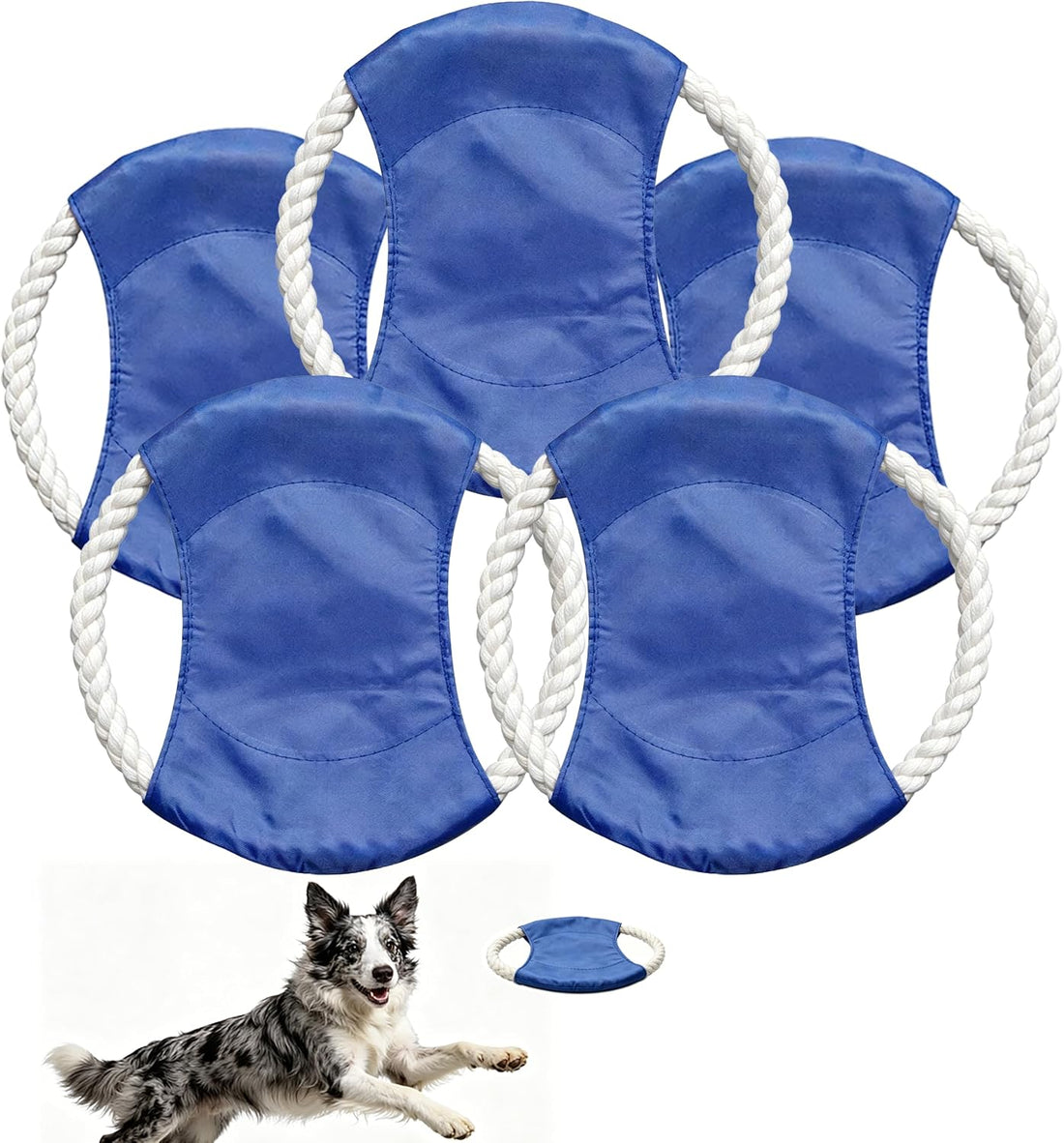 5 Pack Canvas Dog Flying Disc