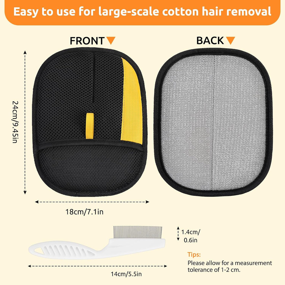 SAWMONG Pet Hair Removal Glove