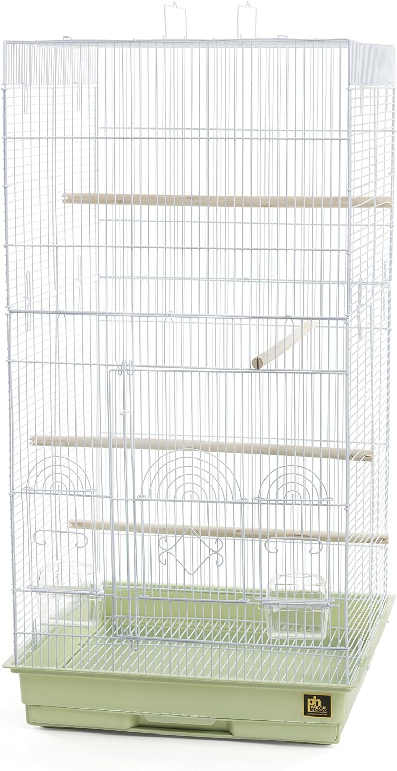 Prevue Pet Products SPECONO1818H-SG Tall Tiel Cage, Sage Green