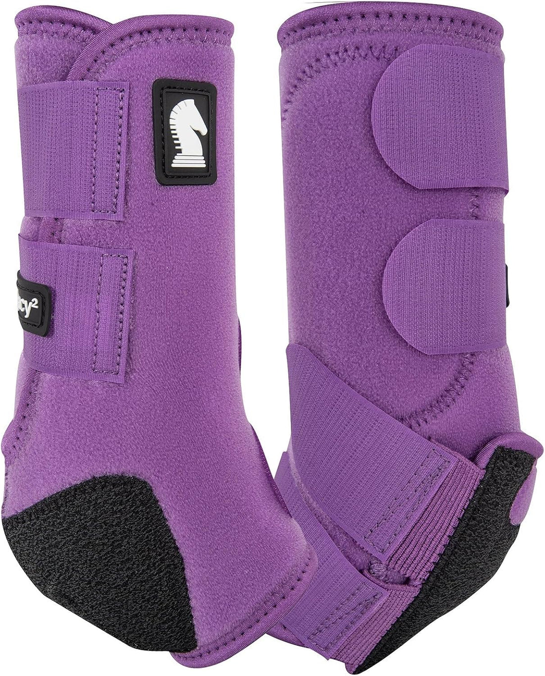 Classic Equine Legacy2 Support Boots, Front (Hot Pink, Medium)