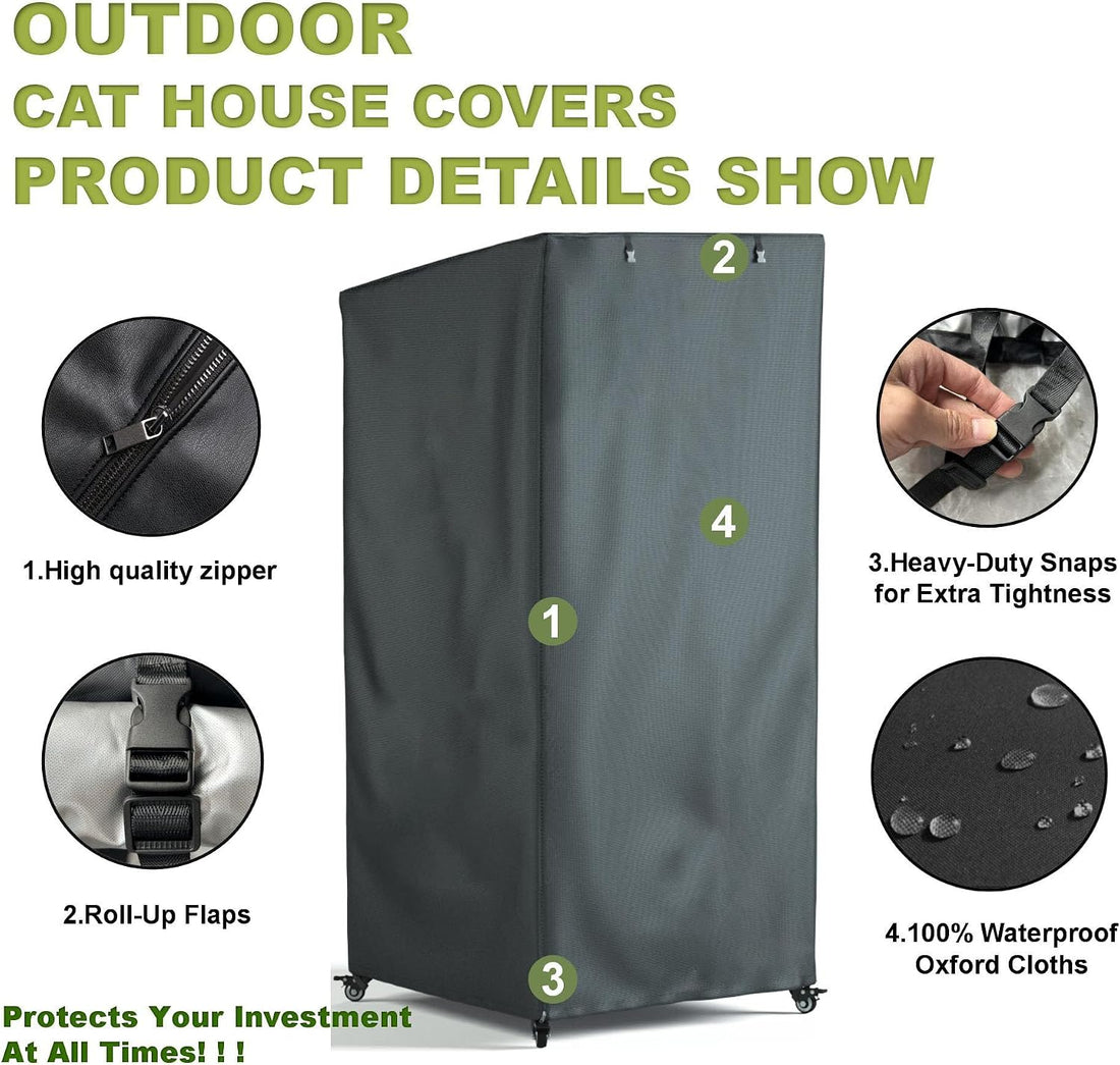 Seal Bailey Outdoor Cat House Cover