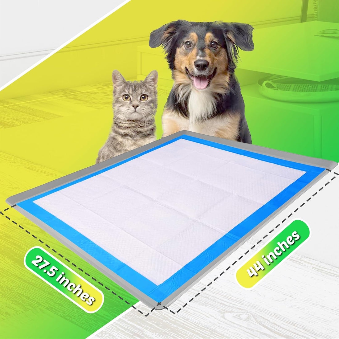 Reusable Silicone Dog Training Tray for Pee Pads