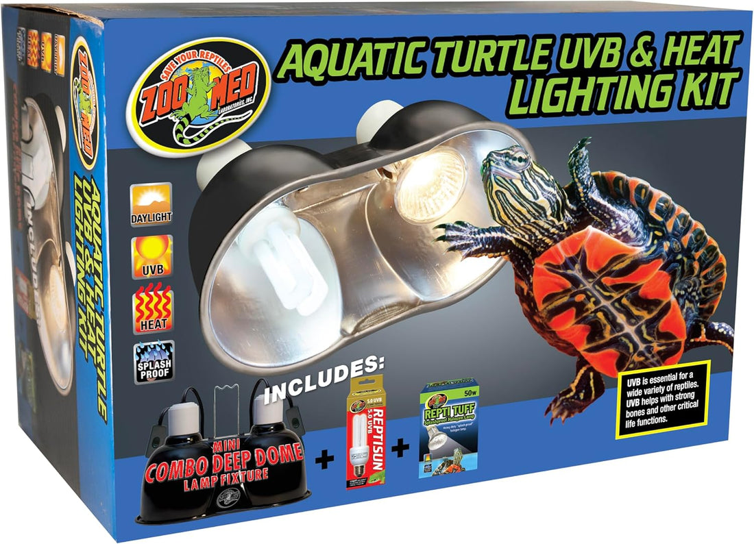 Zoo Med Aquatic Turtle UVB & Heat Lighting Kit