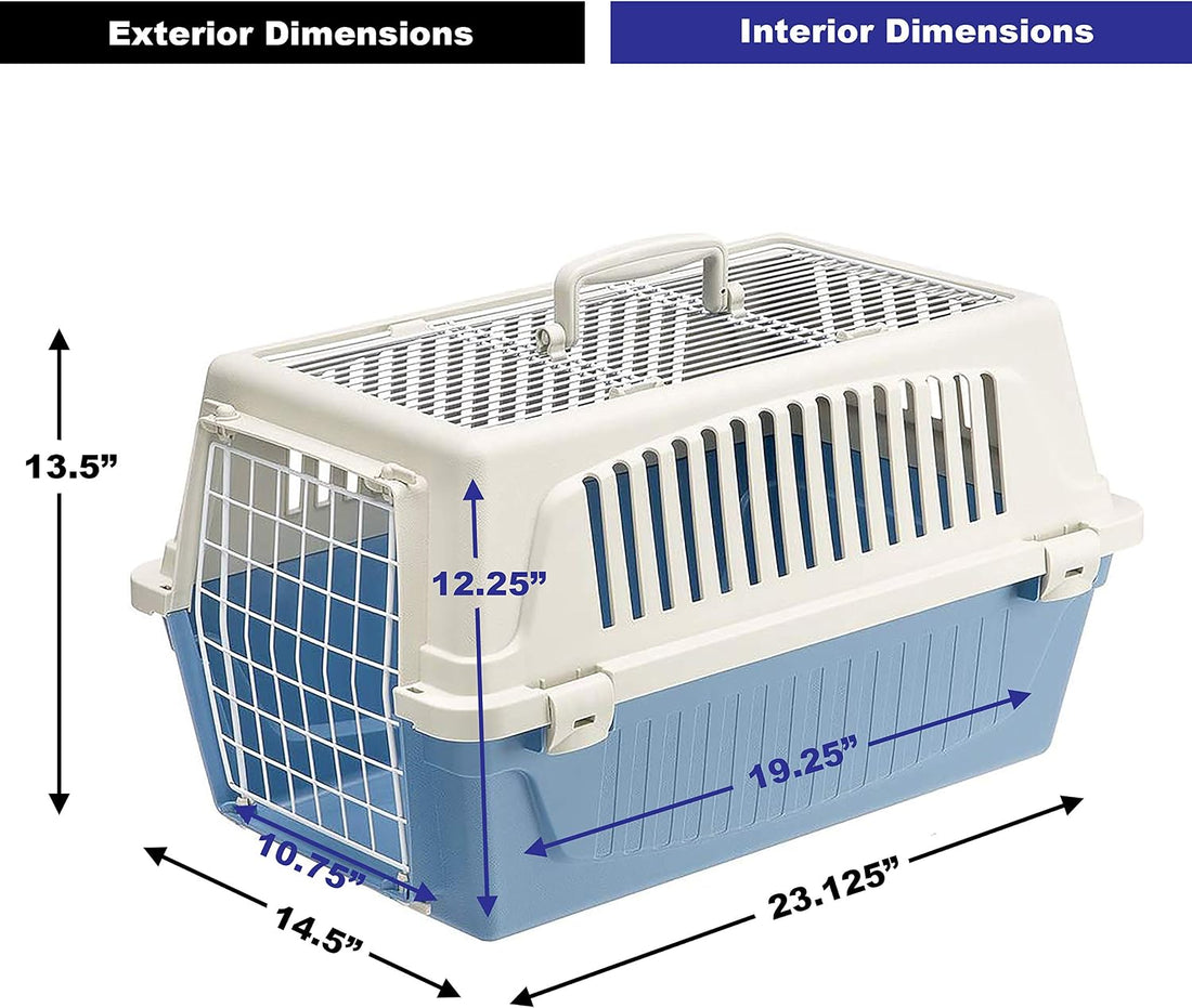 Ferplast Atlas Pet Carrier | Small Pet Carrier for Dogs & Cats w/Top