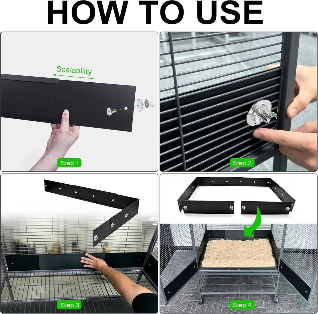Zinc Plated Steel Scatter Guard for Critter Nation Cage