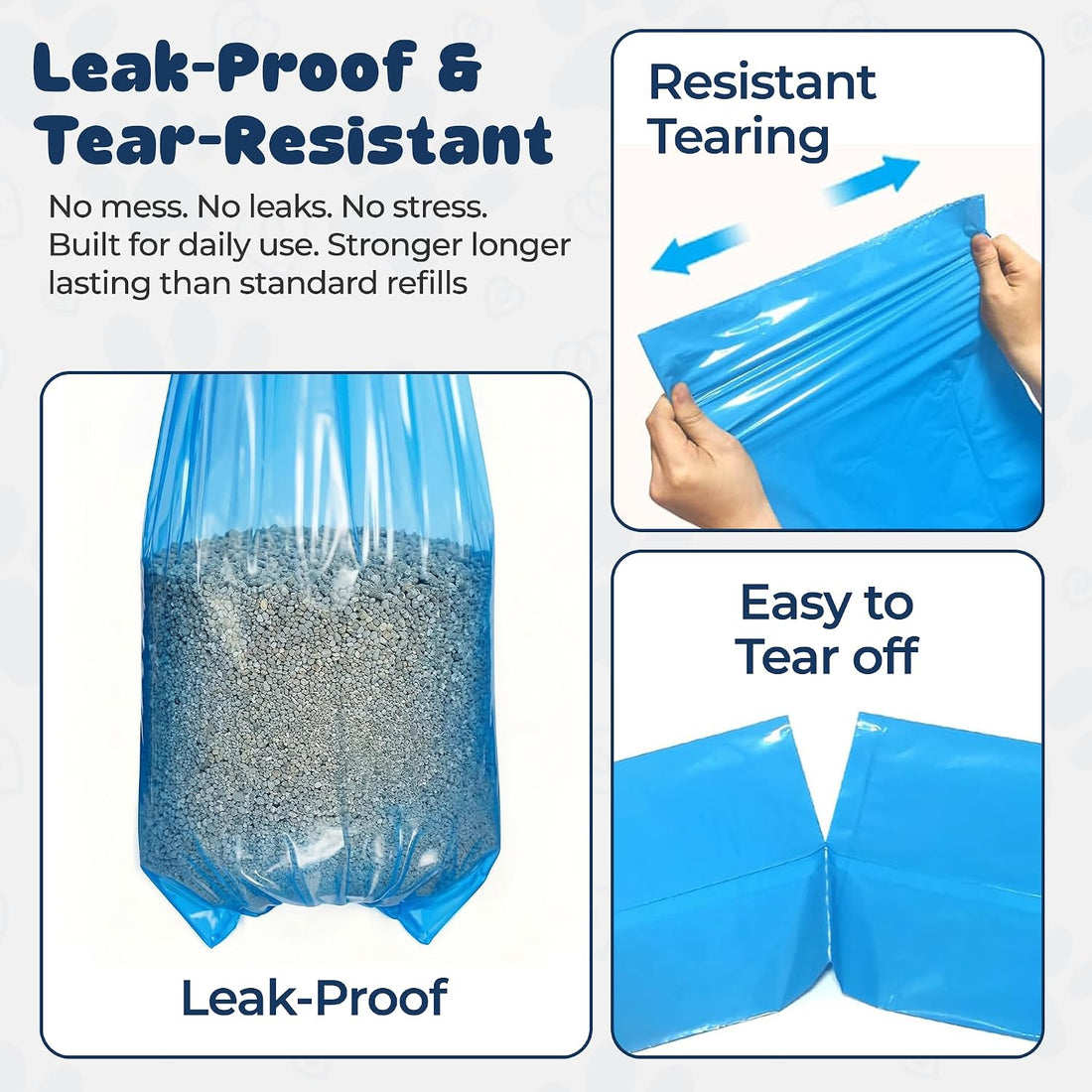 Cat Litter Refill Bags Compatible with Litter Genie Standard