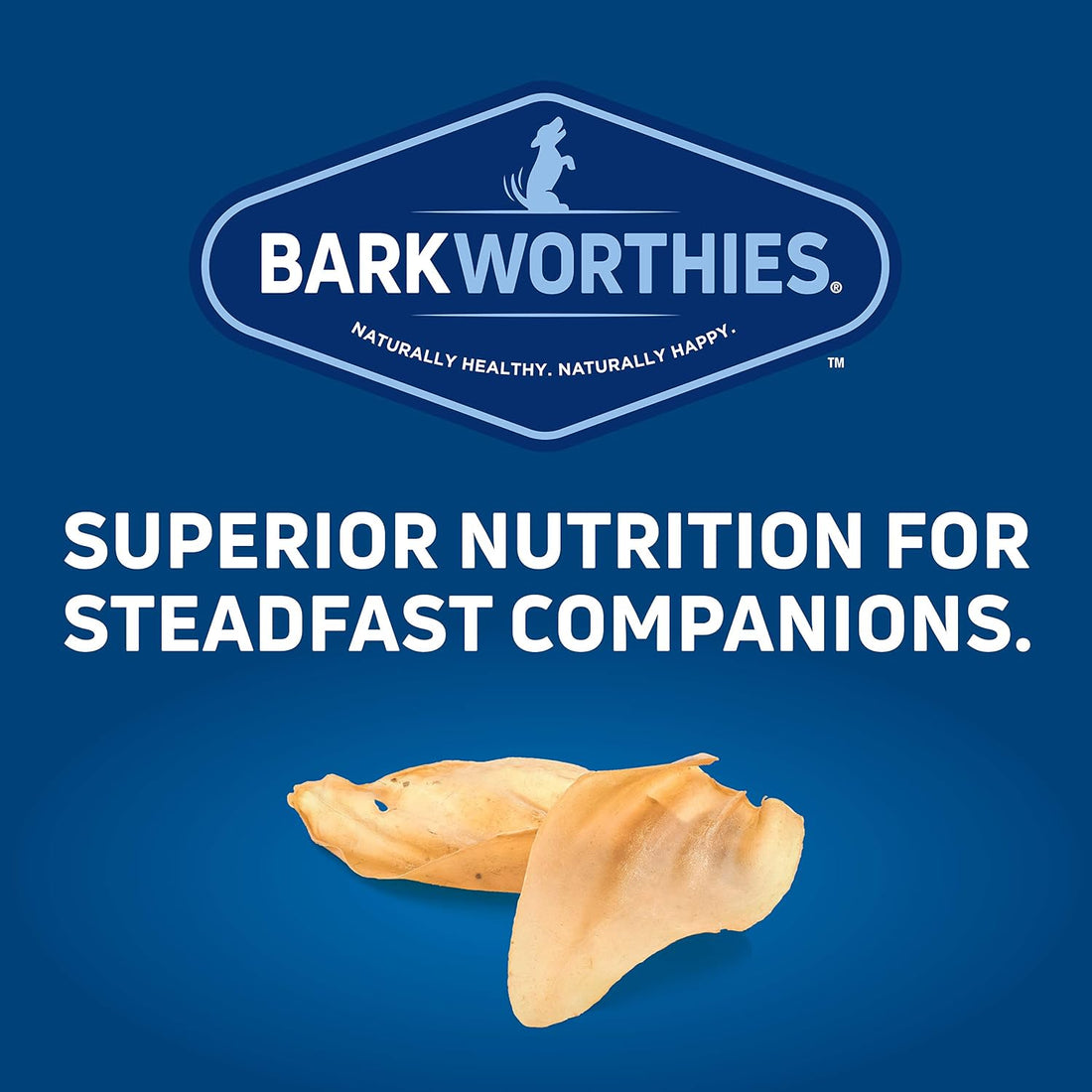 Barkworthies Whole Cow Ears - 12 Count - All-Natural