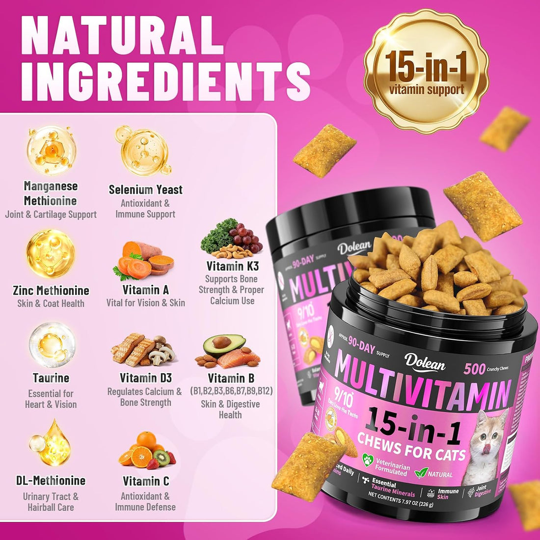 Taurine for Cats Vitamins Treats