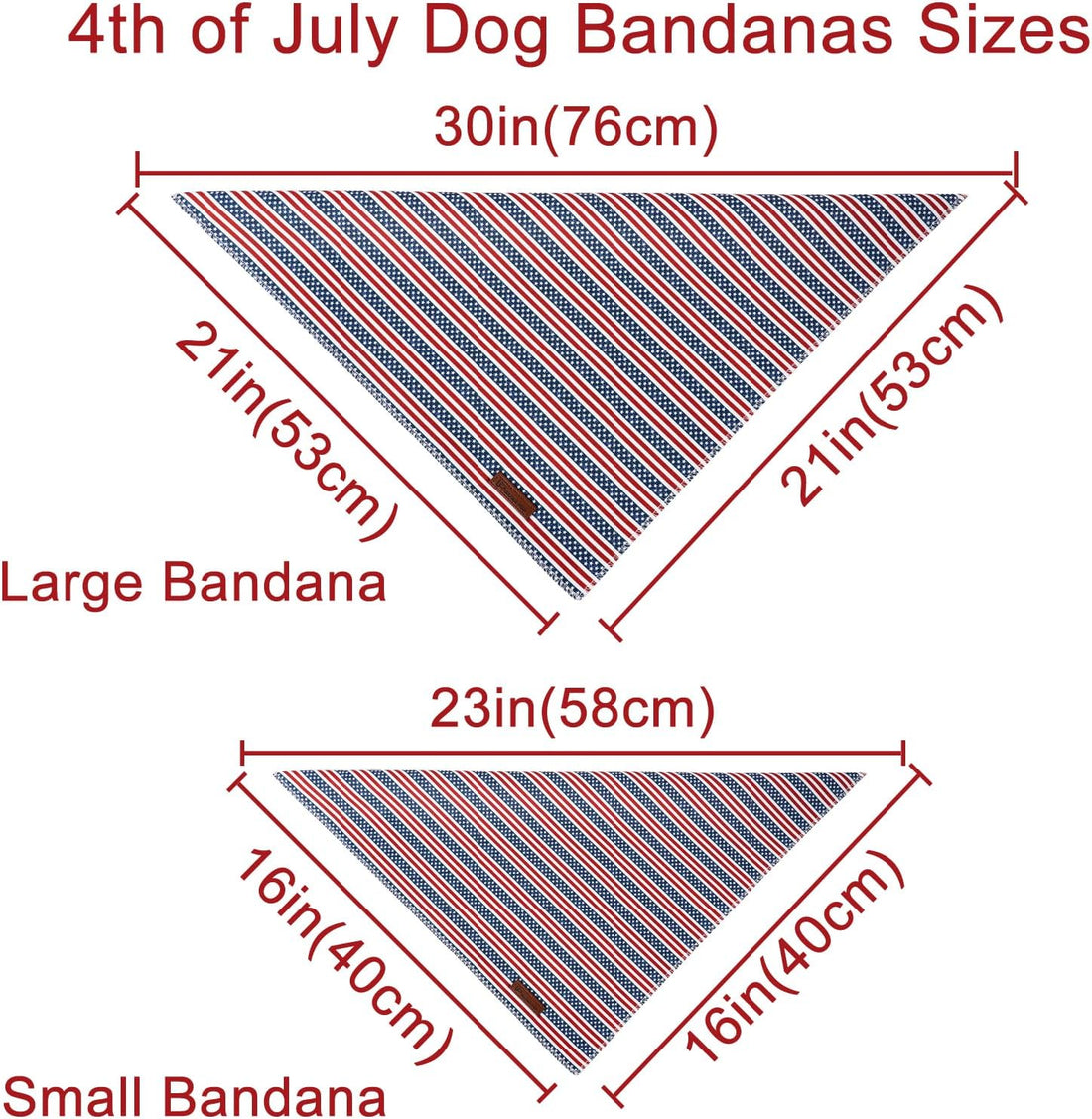 UP URARA PUP 4th of July Dog Bandana