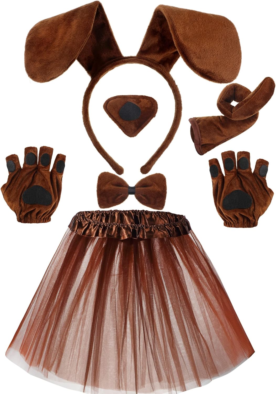 Zhanmai 5 Pcs Carnival Animal Costume Kid Bear Puppy Dog Pup Kangaroo